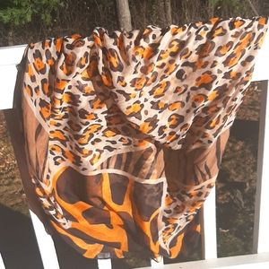 ANIMAL🐆PRINTS INFINITY SCARF, VERY BIG